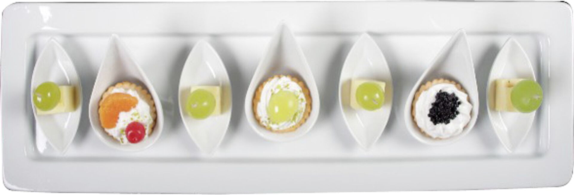 GN-Behälter, Porzellan, 20 mm tief 2/4 GN